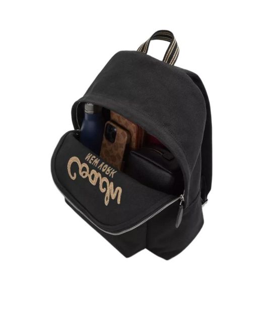 COACH Black Cargo Backpack