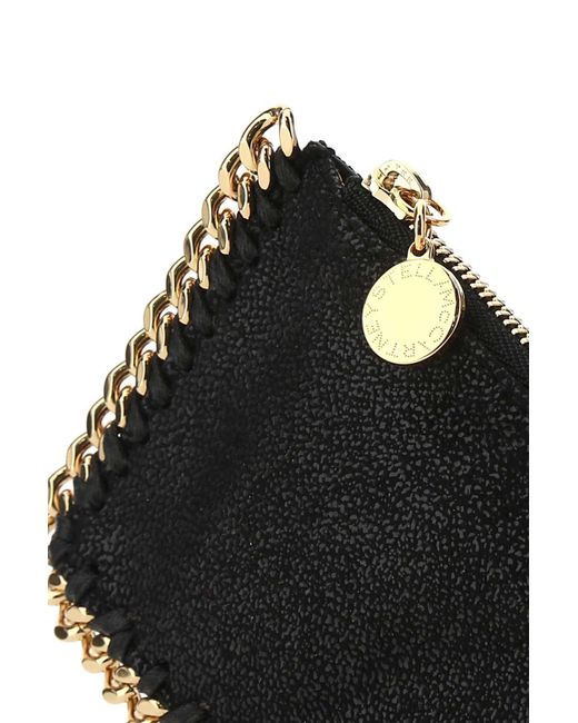 Stella McCartney Black Falabella Zipped Cardholder