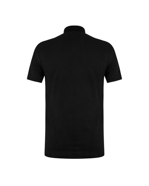 Dolce & Gabbana Black Dg Plate Polo Sn00 for men