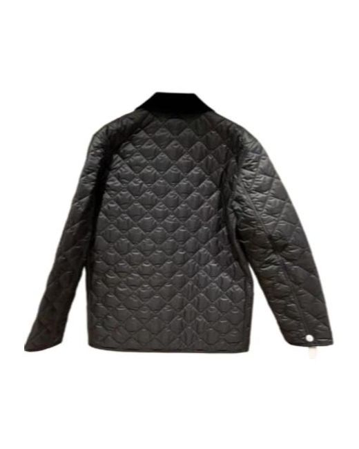 Burberry Gray Quilted Barn Jacket for men