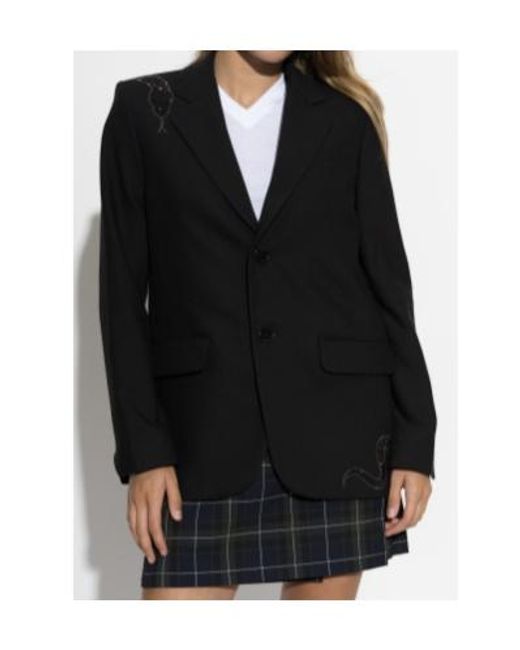 Zadig & Voltaire Black Vanille Embellished Blazer