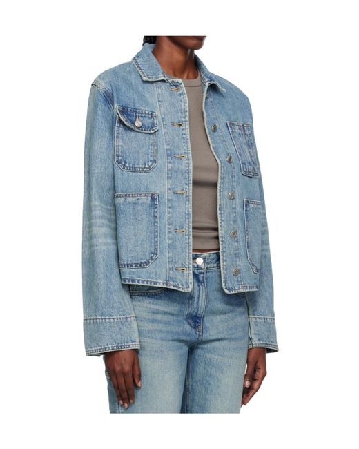 OPEN YY Blue Non-Stretch Denim Jacket