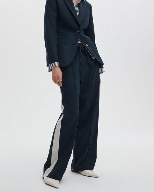 Rag & Bone Blue Elastic Waist Casual Pants