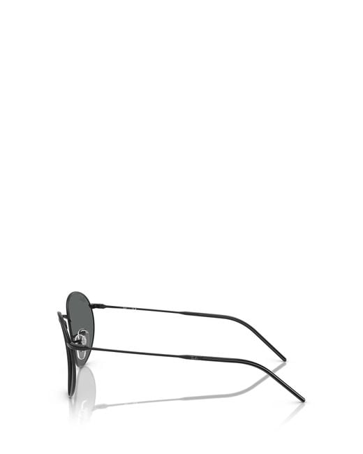 Ray-Ban Gray Round Reverse Sunglasses