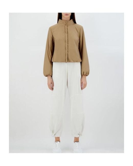 Herno Natural Logo-Plaque Water-Repellent Jacket