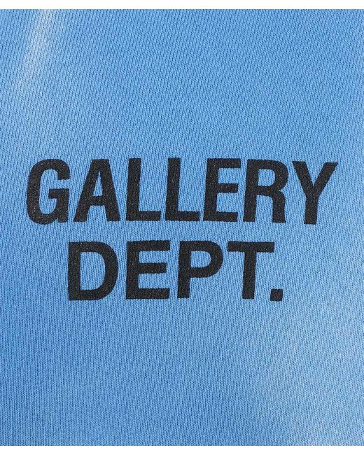 GALLERY DEPT. Blue Hooded Sweater for men