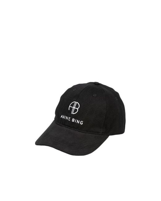 Anine Bing Black Jeremy Baseball Cap