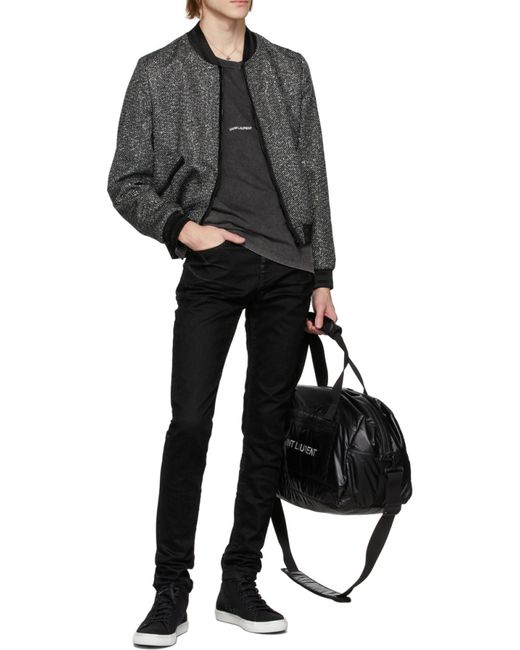 Saint Laurent Black Nuxx Duffle Bag for men
