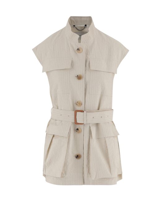 Dries Van Noten Natural Belted Jacket