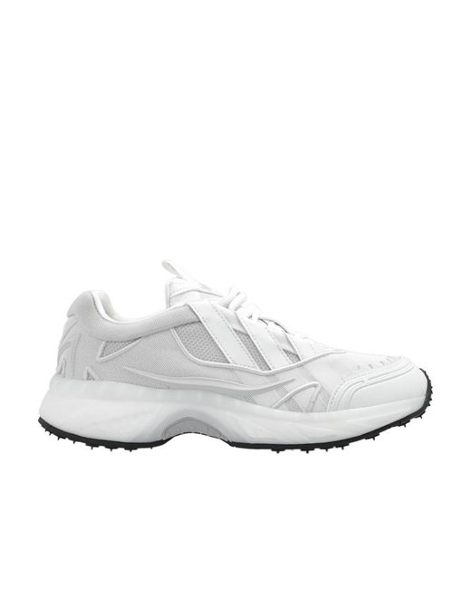 Adidas Originals White Xare Boost Lace-Up Sneakers for men