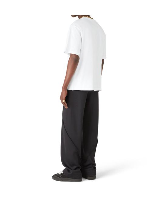 Casablanca Black Oversized Panelled Sweatpants for men