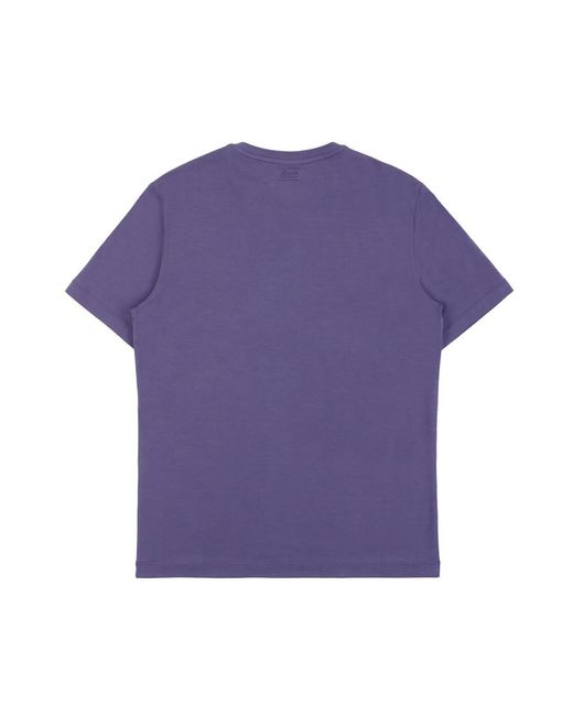 Armani Collezioni Purple Item O-Neck Short-Sleeved T-Shirt for men