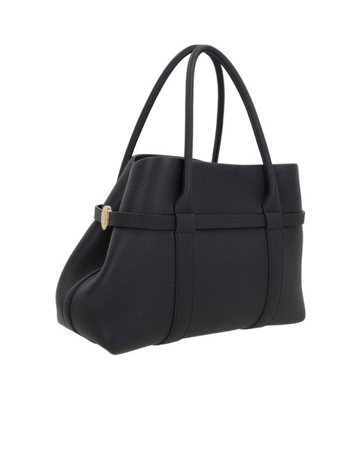 Loro Piana Black Top Handle Bag