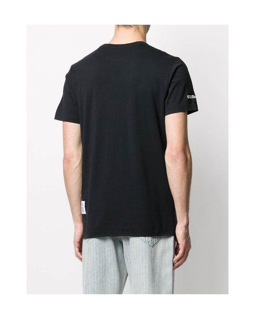 Heron Preston Black Crew Neck Heron Print T-Shirt for men