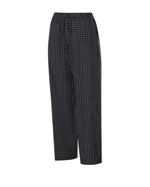 DUNST Blue Check-Pattern Pajamas for men