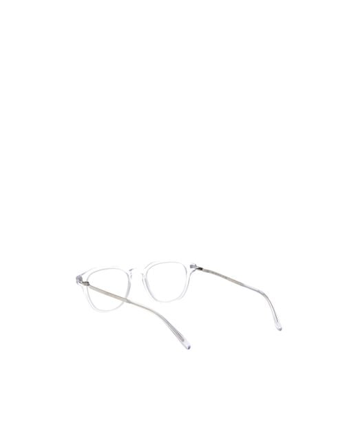 Mykita White Yura Square Frame Glasses for men