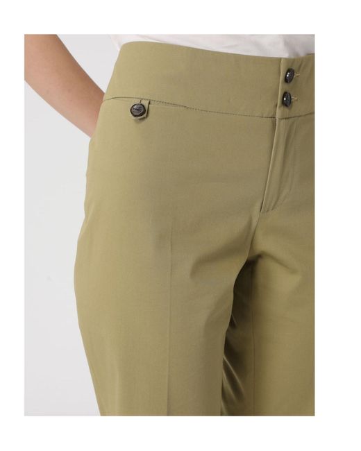 Etro Natural High-Waisted Casual Pants