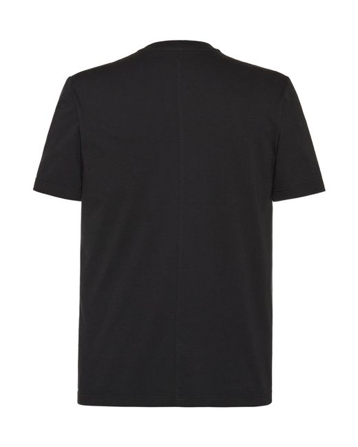 The Row Black Luke T-shirt In Cotton for men