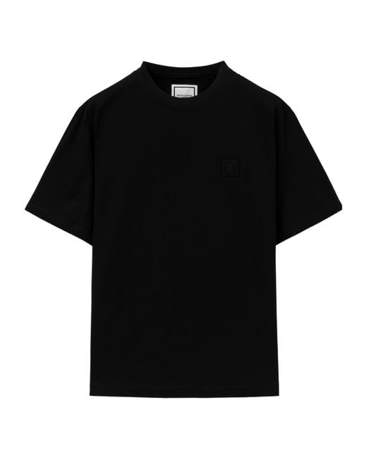 Wooyoungmi Black Logo Crew Neck T-Shirt