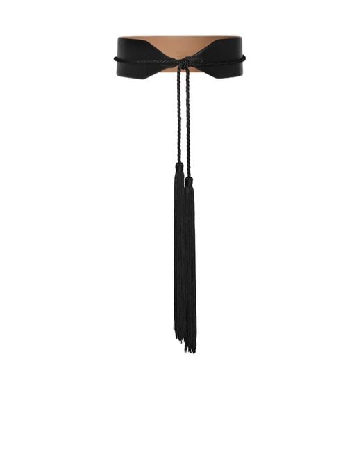 Alaïa White Alaïa Tassel Bustier Belt