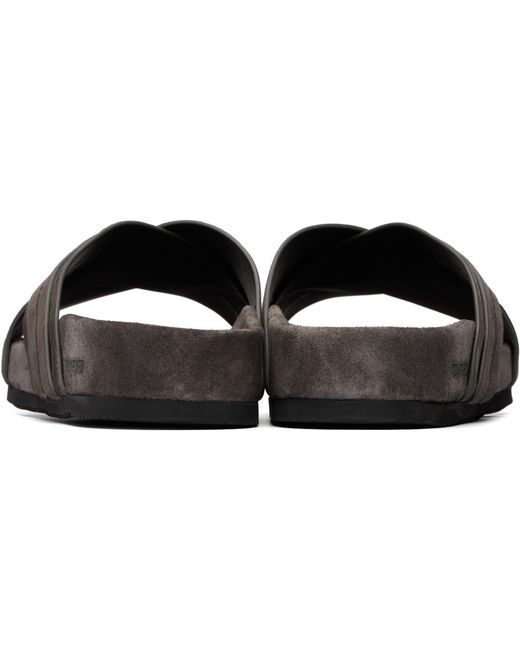 Tom Ford Brown Wicklow Slippers for men