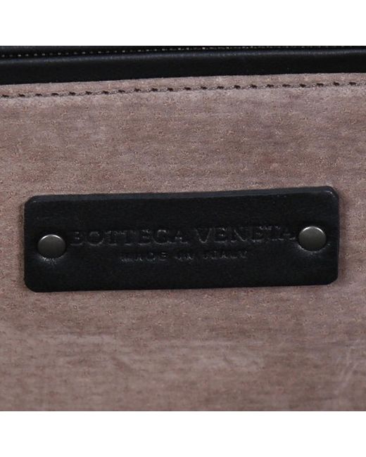 Bottega Veneta Black Knitted Cross-Body Bag