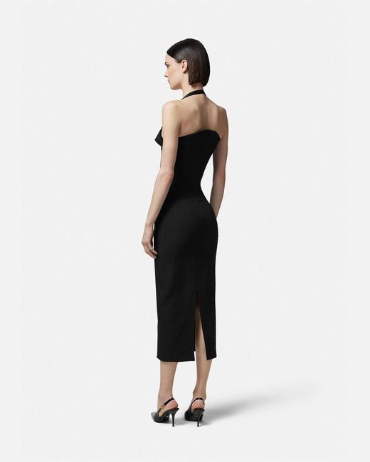 versace medusa 95 midi dress Versace - Medusa '95 halterneck midi dress