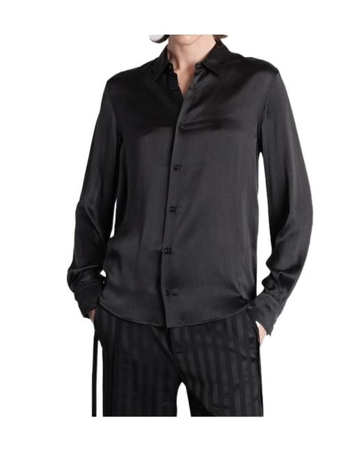Ann Demeulemeester Gray Lais Shirt