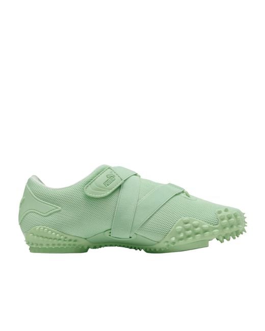 PUMA Green Mostro Ectasy Spiked-Sole Running Sneakers for men