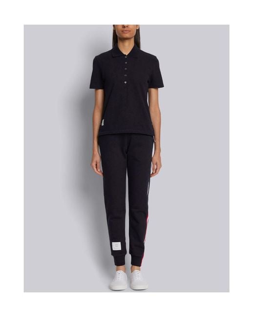 Thom Browne Blue Classic Polo Shirt