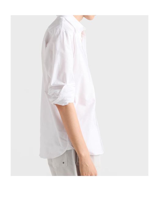 Prada White Cotton Shirt for men