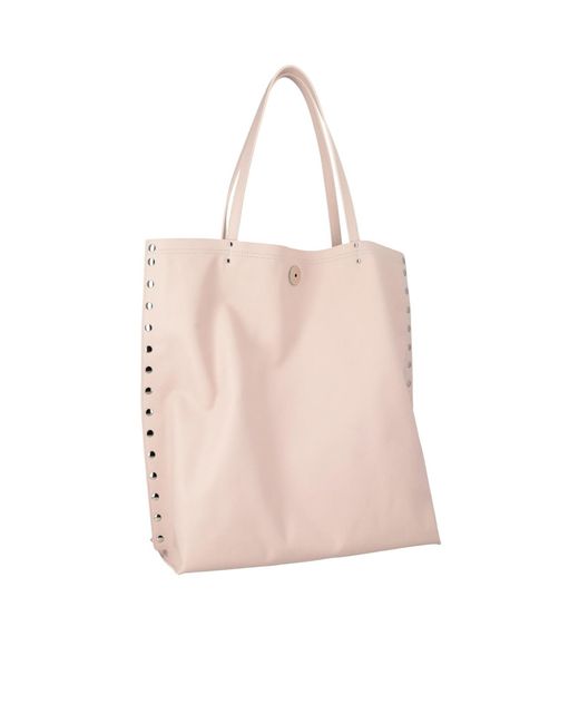 Zanellato Pink A'Spasso Foldover Top Medium Tote Bag