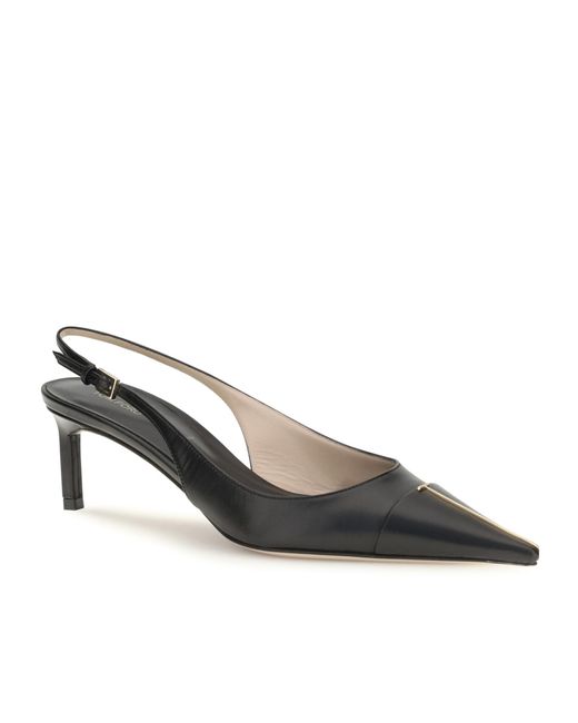 Tom Ford Brown Kitten Heel Slingback Pumps