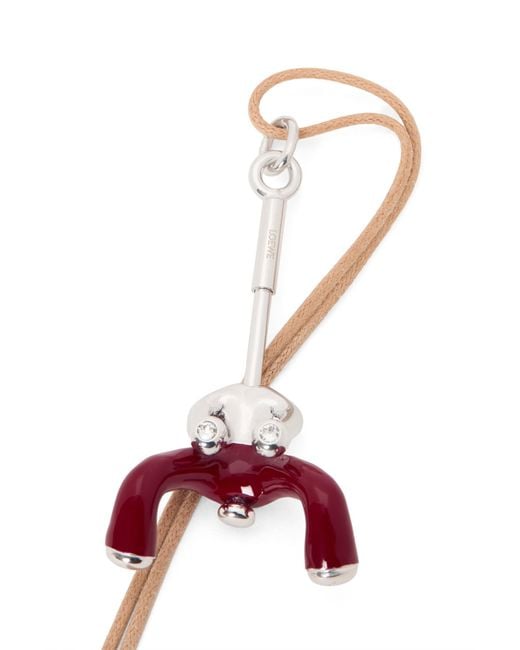 Loewe White Sitting Doll Pendant for men