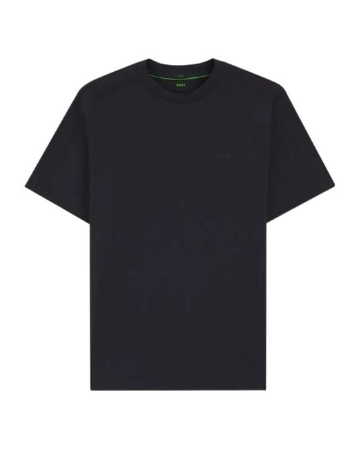 Boss Black Jacquard-Tape T-Shirt for men