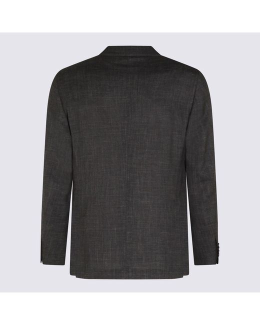 Lardini Black Slim Fit Suit for men