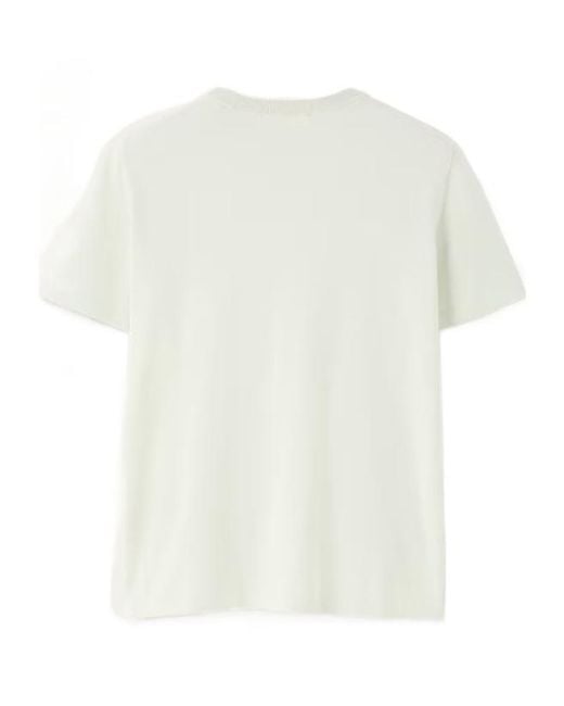 Loro Piana White Angera Crewneck