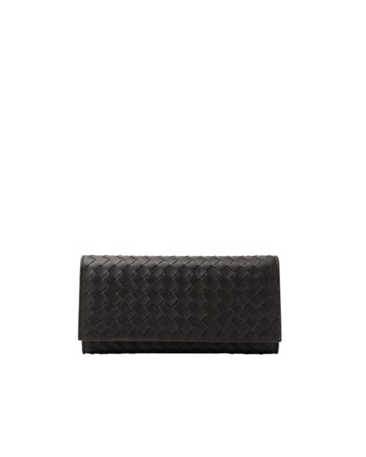 Bottega Veneta Black Weaving Wallet for men