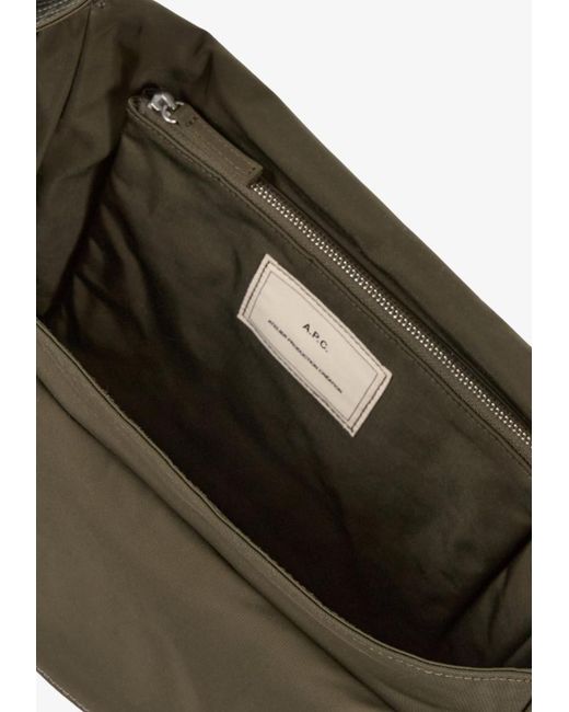A.P.C. Metallic Archive Buckled Messenger Bag for men