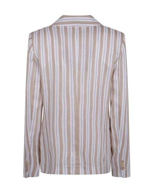 Semicouture Multicolor Kitty Striped Blazer