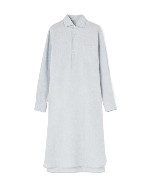 Loro Piana White Lora Dress