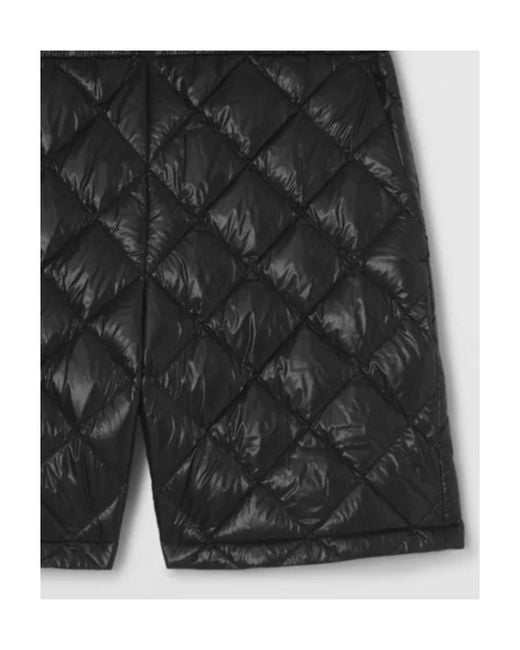 Burberry Black Rixson Diamond-Quilted Shorts for men