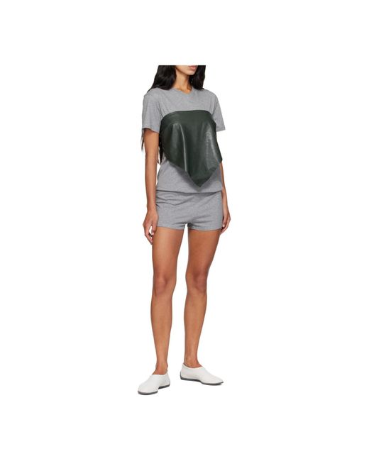Paloma Wool Gray Alba Strapless Top