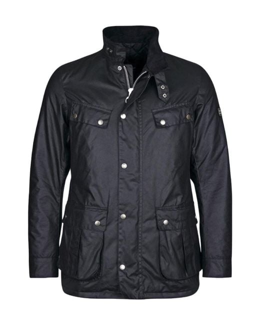 Barbour Black Tourer Duke Wax Jacket for men