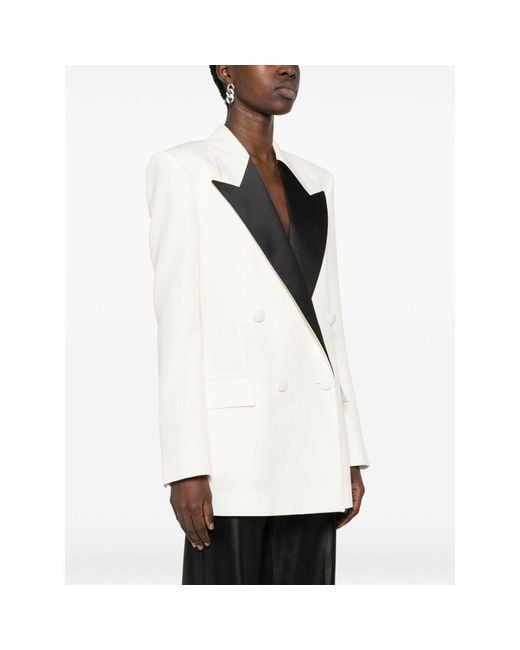 Stella McCartney White Long Sleeved Suit Jacket