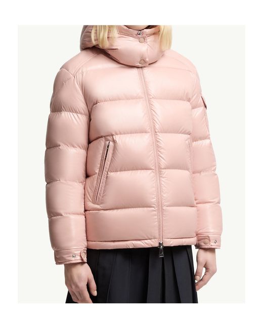 Moncler Pink Maire Zip-Up Padded Jacket