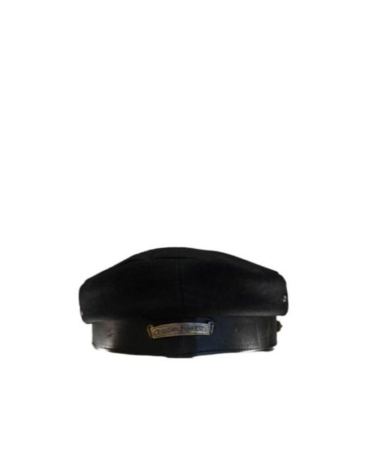 Chrome Hearts Black Patterned Hat for men