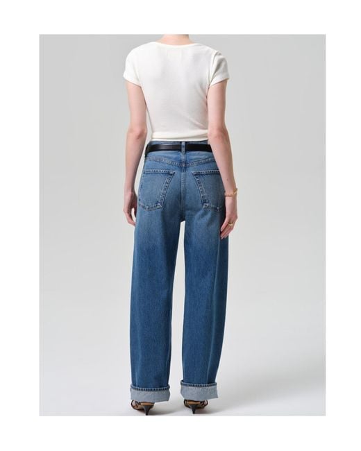 Citizens of Humanity Blue Ayla Relaxed Jeans