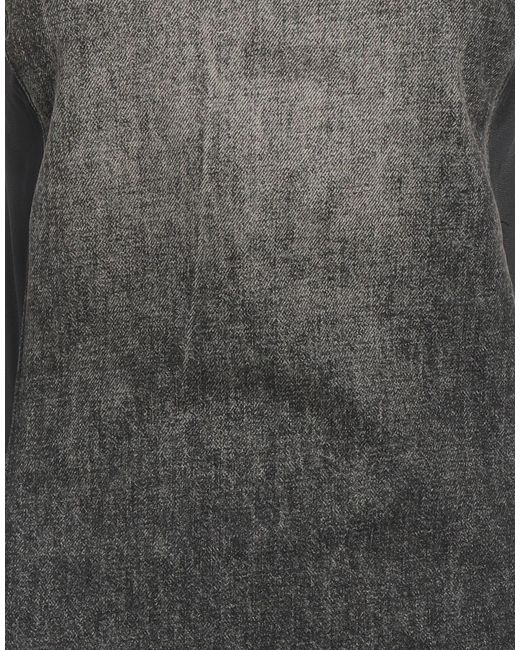 DIESEL Gray Sleeveless Dress With Minimalist Design