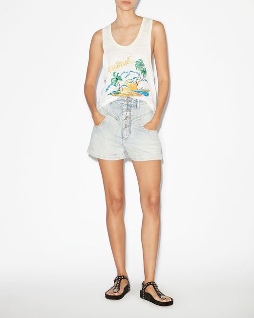 Isabel Marant White Arielle Tee-Shirt